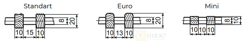 Розміри дерев'яних решіток U-CON