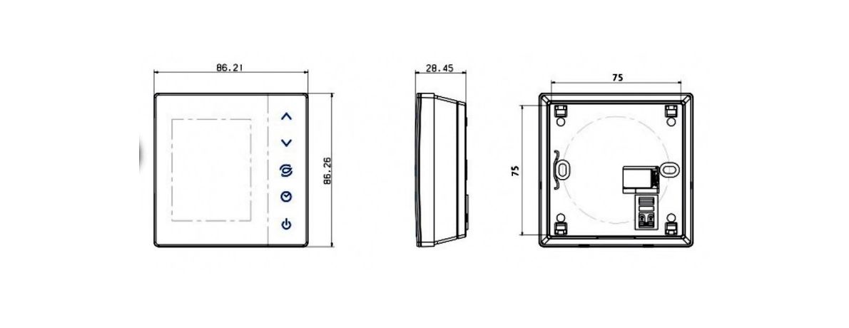 Цифровой термостат 4 в 1 VS20RF (беспроводной) | Salus