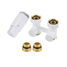 Комплект нижнього підключення Schlosser STANDARD Mini прямий білий