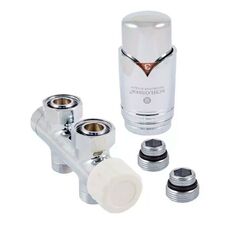 Schlosser Duo-Plex комплект для нижнього підключення прямий Хром, 602100033