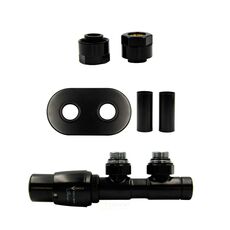 Vario Term TWINS All In One Black термостатичний комплект для нижнього підключення чорний ATSGS0224CFK