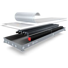 U-CON VK2 Mini внутрипольный конвектор c вентилятором с принудительной конвекцией