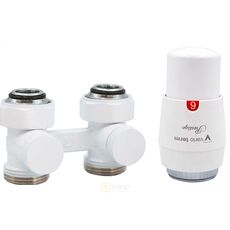 Vario Term Type V White комплект приєднувальний до нижнього підключення прямий