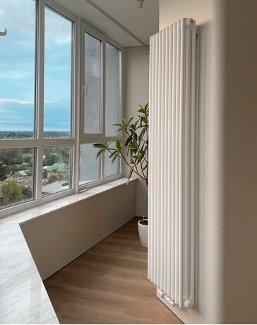 Трубчастий радіатор Cordivari Ardesia, Висота, мм: 1800, Зовнішній вигляд: Вертикальний, Рядність: 2 ряди, Довжина, мм: 460, изображение 2