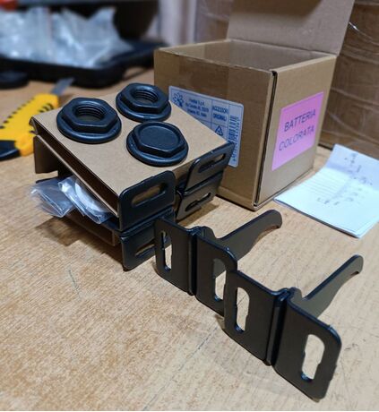 Монтажний комплект (4 кроншт.) футорки 1" х 1/2" GRAPHITE 3R, изображение 2