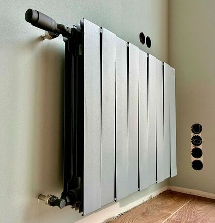 Радіатор біметалічний Piano Forte Royal Thermo, Висота, мм: 500, Колір: Білий, Довжина, мм: 80, Ширина, мм: 100