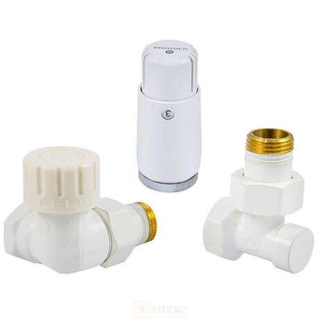 Schlosser Standard Mini білий комплект термостатичний осьовий правий 602200066