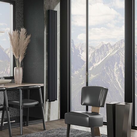 Вертикальний радіатор Ideale Adelle Single, Висота, мм: 1500, Рядність: 1 ряд, Довжина, мм: 472, изображение 7