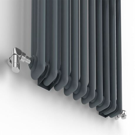 Вертикальний радіатор Ideale Zeta, Висота, мм: 1800, Рядність: 2 ряди, Довжина, мм: 460, изображение 6