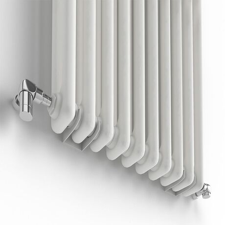 Вертикальний радіатор Ideale Zeta, Висота, мм: 1800, Рядність: 2 ряди, Довжина, мм: 460, изображение 8