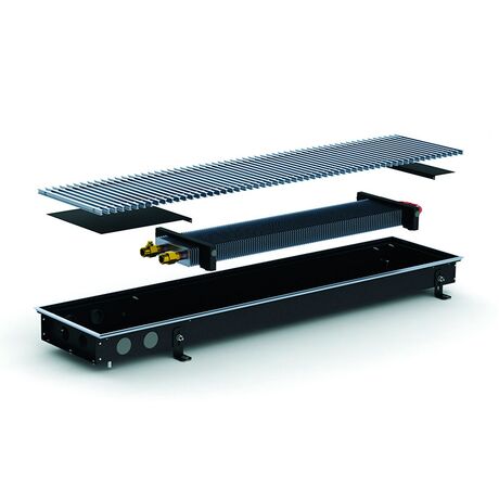 Carrera M внутрипольный конвектор без вентилятора глубиной 65 мм