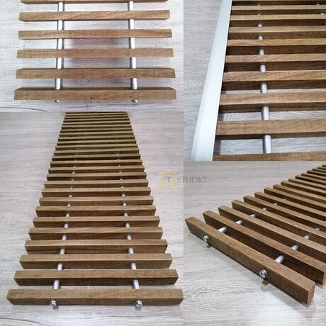 Тонированная деревянная решетка Ю-КОН