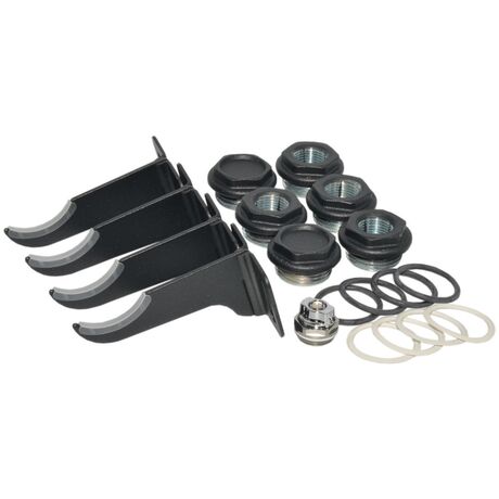 Монтажний комплект (4 кроншт.) футорки 1" х 1/2" GRAPHITE 3R