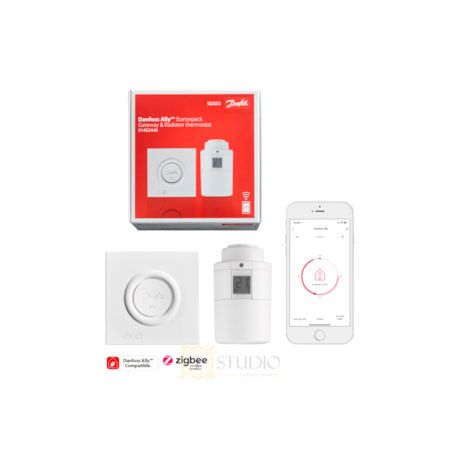 Электронный радиаторный терморегулятор системи Danfoss Ally