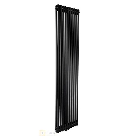 Вертикальний трубчастий радіатор Warm Well Column 1800 чорний