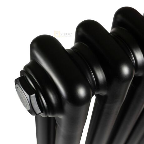 Вертикальний трубчастий радіатор Warm Well Column 1800 чорний