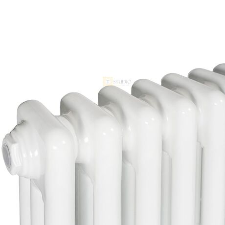 Горизонтальный трубчатый радиатор Warm Well Column 300, 575 белый