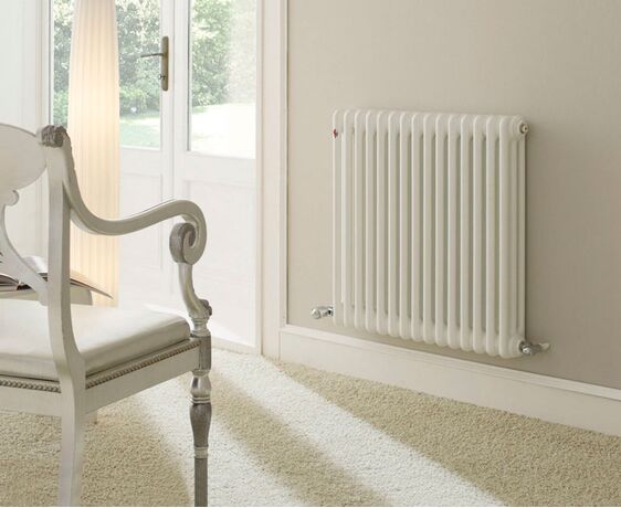 Горизонтальный трубчатый радиатор Irsap Tesi, Высота, мм: 500, Внешний вид: Горизонтальный, Рядность: 2 ряда, Длина, мм: 720, изображение 8