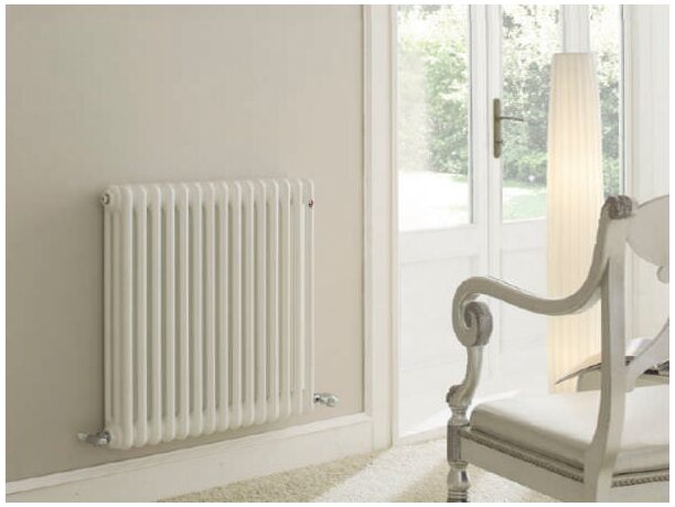 Горизонтальный трубчатый радиатор Irsap Tesi, Высота, мм: 500, Внешний вид: Горизонтальный, Рядность: 2 ряда, Длина, мм: 720, изображение 3