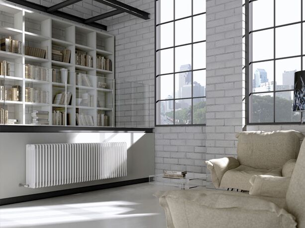 Горизонтальный трубчатый радиатор Irsap Tesi, Высота, мм: 500, Внешний вид: Горизонтальный, Рядность: 2 ряда, Длина, мм: 720, изображение 7