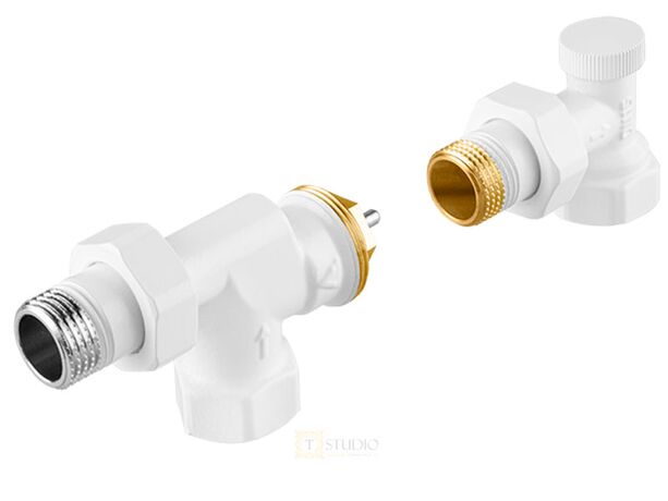 Vario Term Axi Elegant White комплект термостатичний аксіальний