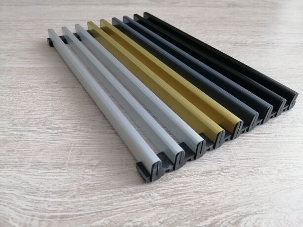 Алюминиевая решетка Premium для внутрипольного конвектора U-CON