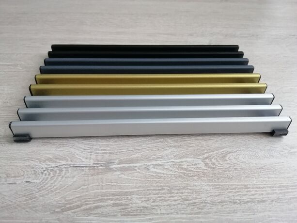 Алюминиевая решетка Premium для внутрипольного конвектора U-CON тонированная