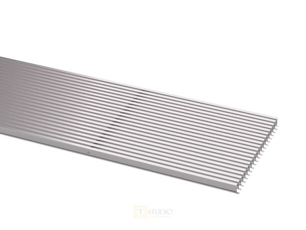 Алюмінієва решітка для внутрішньопідлогового конвектора U-CON, поздовжня