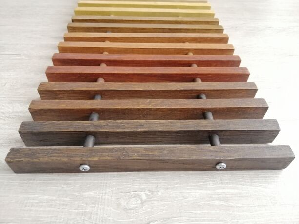 Дерев'яна решітка дубова для внутрішньопідлогового конвектора U-CON тонована