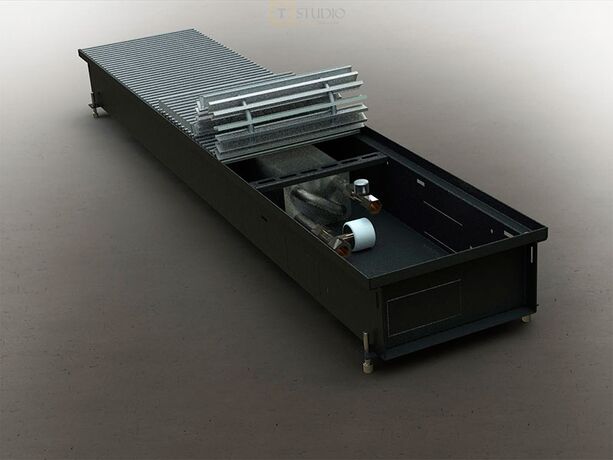 Внутрішньопідлоговий конвектор Cooltherm Hottherm, природна конвекція