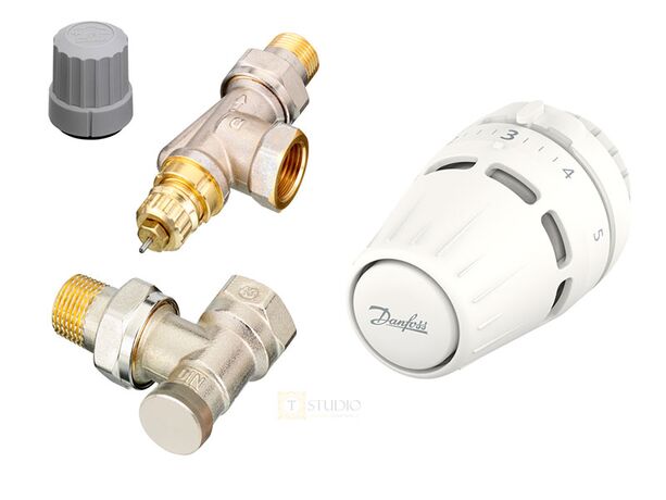 Комплект Danfoss Regus RA nut осьовий термостатичний (015G5311)