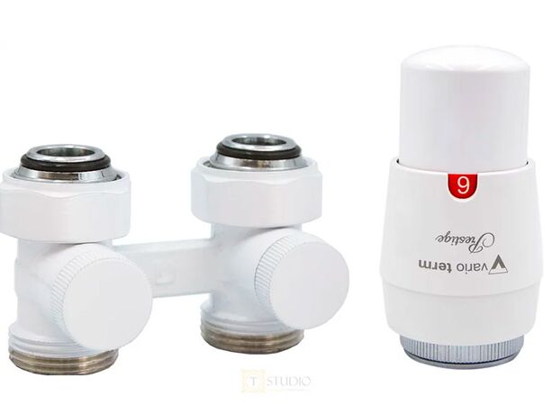 Vario Term Type V White комплект приєднувальний до нижнього підключення прямий