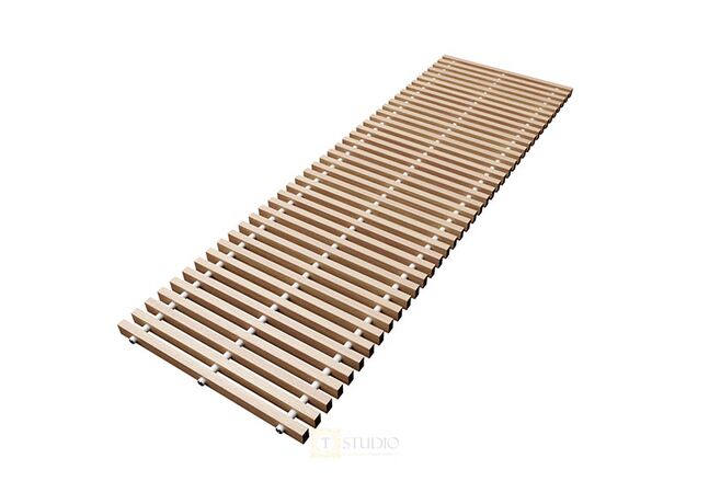 Kermi деревянная решетка дуб