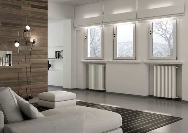 Горизонтальный трубчатый радиатор Irsap Tesi, Высота, мм: 500, Внешний вид: Горизонтальный, Рядность: 2 ряда, Длина, мм: 720, изображение 9