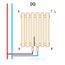Вертикальный трубчатый радиатор Warm Well Column 1800 белый