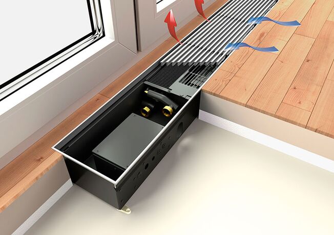 Конвектор Kermi Ascotherm eco KRN41, принудительная конвекция