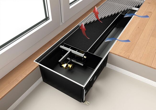 Конвектор Kermi Ascotherm eco KRP91, естественная конвекция