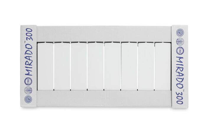Біметалевий радіатор Mirado 300/96, Висота, мм: 300, Кількість секцій, шт: 1, изображение 2