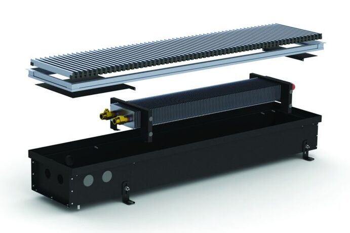 Carrera S 120мм конвектор внутрішньопідлоговий без вентилятора з природньою конвекцією