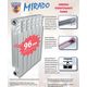 Біметалевий радіатор Mirado 500/96, Висота, мм: 500, Кількість секцій, шт: 10, изображение 3