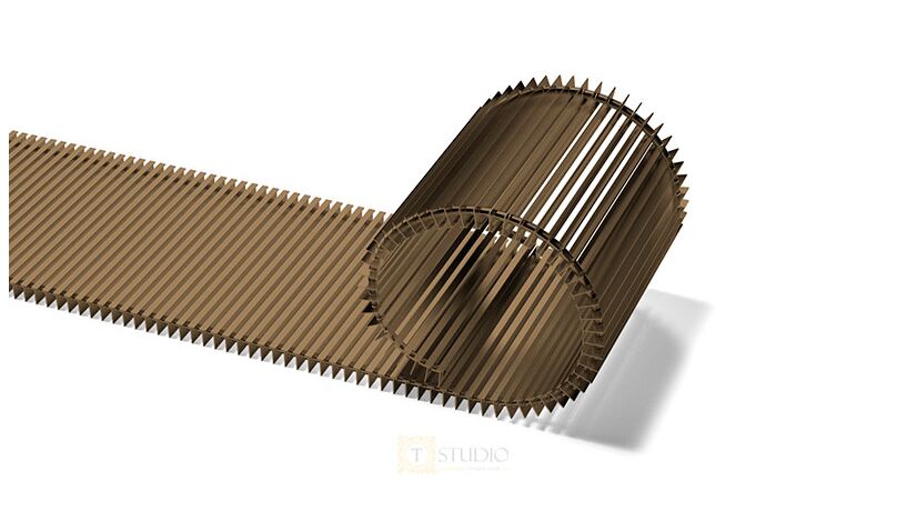 Алюмінієва решітка для внутрішньопідлогового конвектора U-CON, бронза