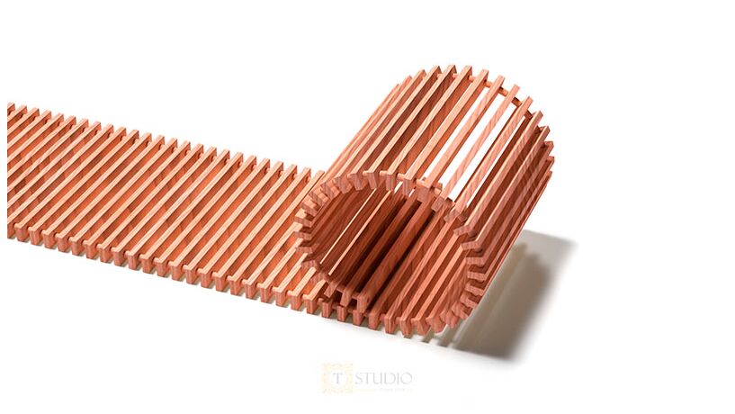 Дерев'яна решітка дубова для внутрішньопідлогового конвектора U-CON, каштан